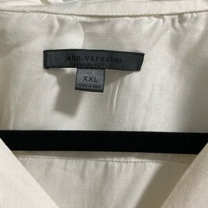 John Varvatos Men's Ivory Dress Shirt